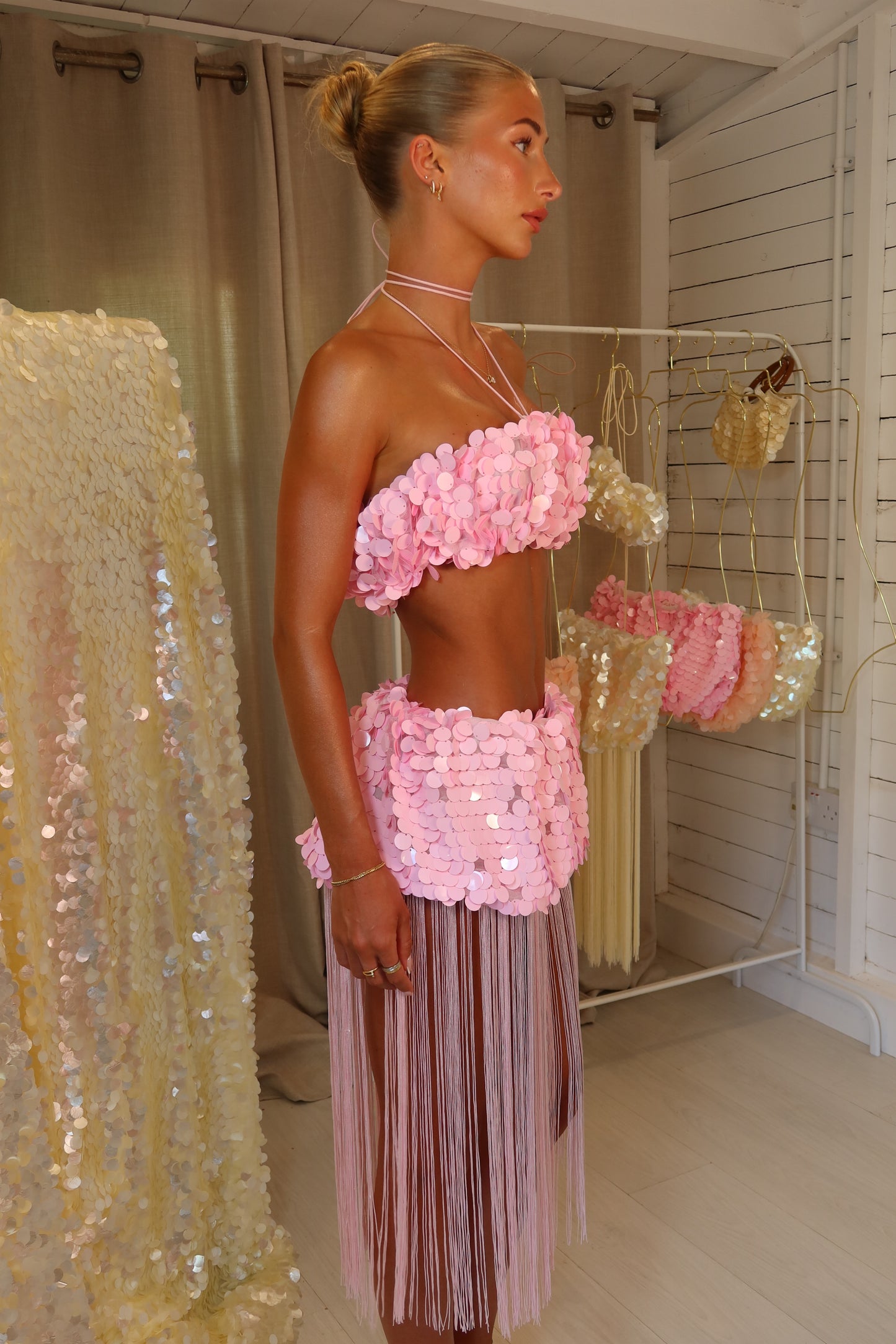 The Moon Jelly Co-Ord - Reef Pink