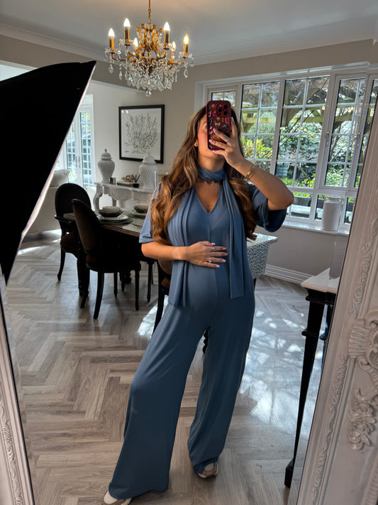 The Jersey Jumpsuit - Denim