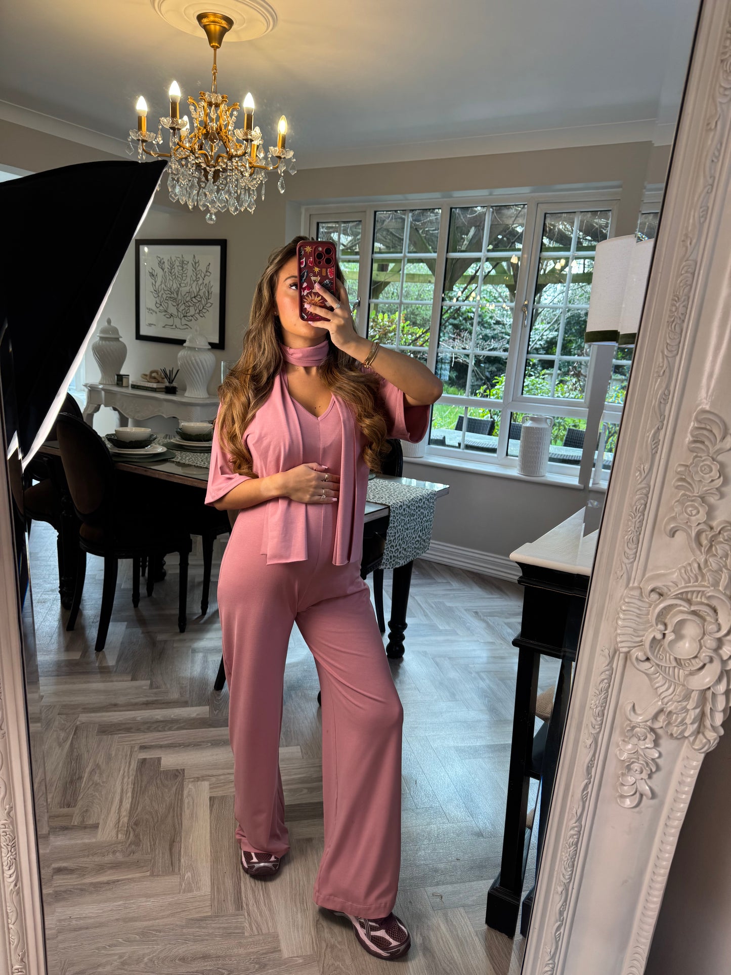The Jersey Jumpsuit - Pink