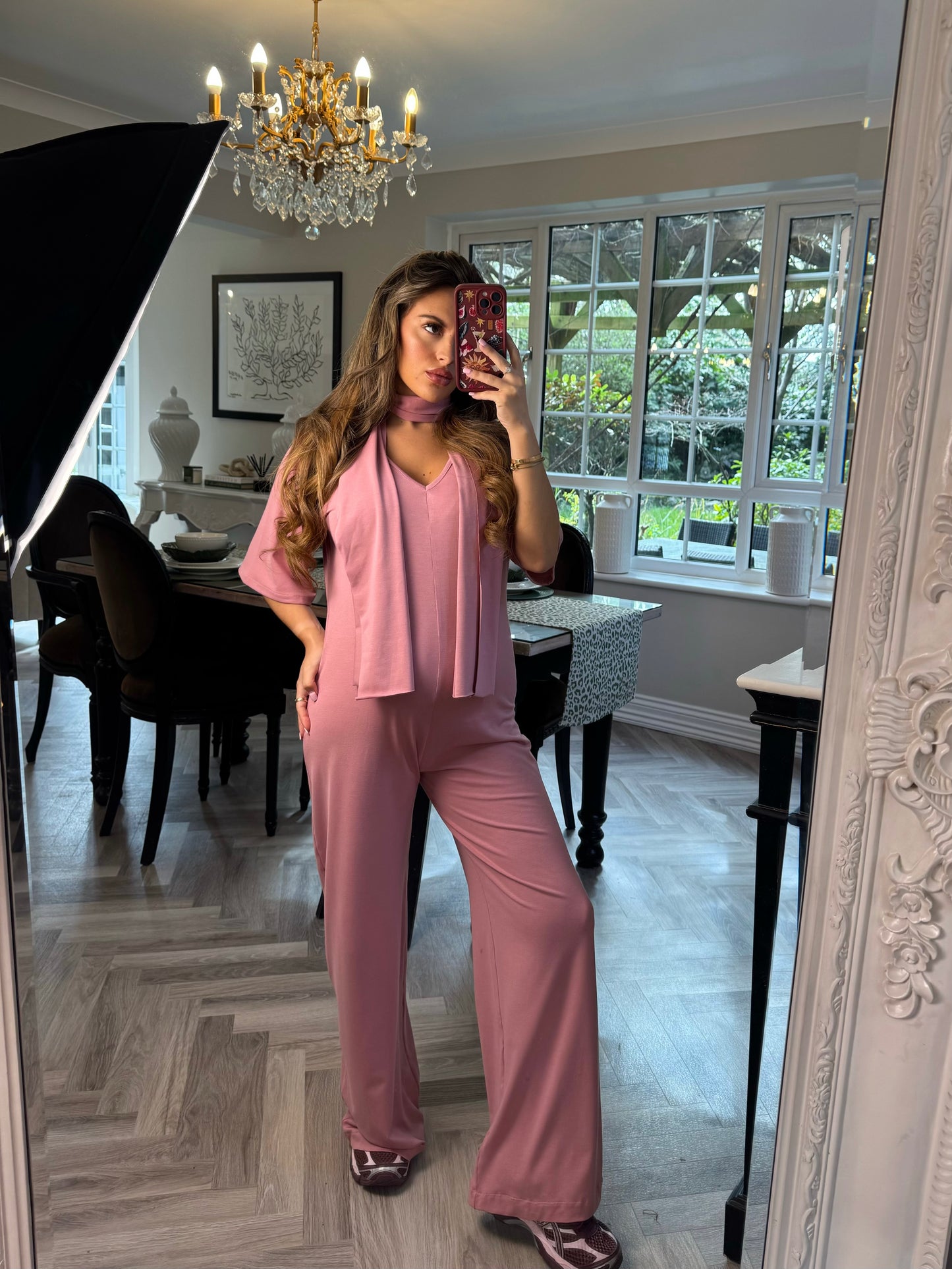 The Jersey Jumpsuit - Pink