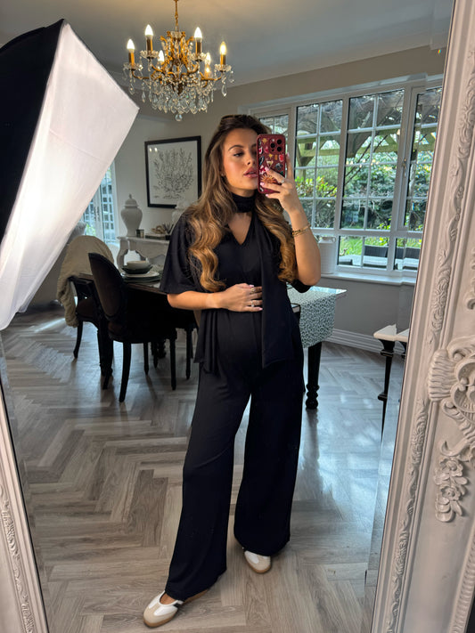 The Jersey Jumpsuit - Black