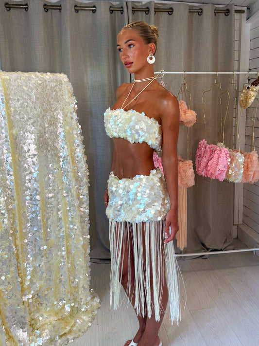 The Moon Jelly Co-Ord - Mother Of Pearl