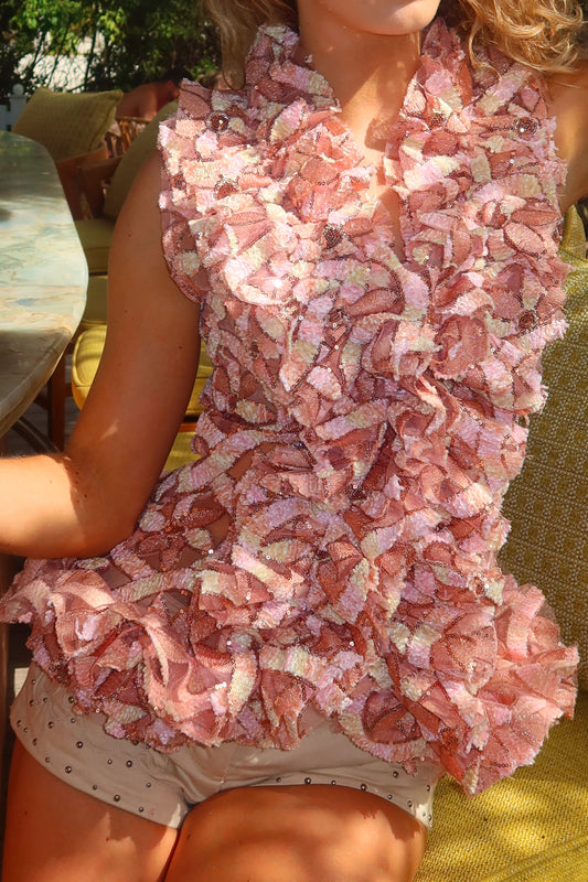 The Daquiri Waistcoat - Peachy Passion