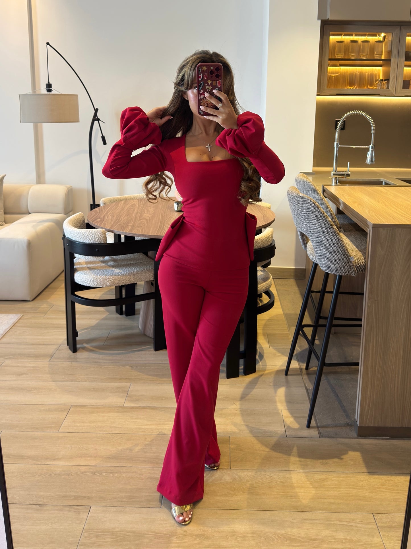 The Amorette Loungewear - Raspberry