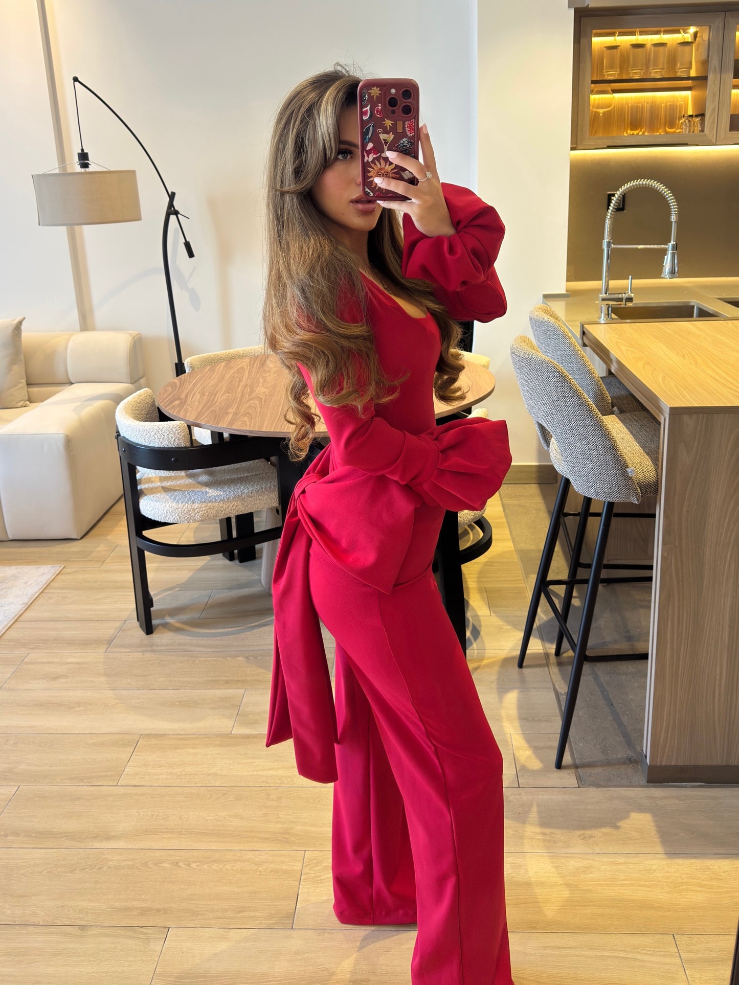 The Amorette Loungewear - Raspberry