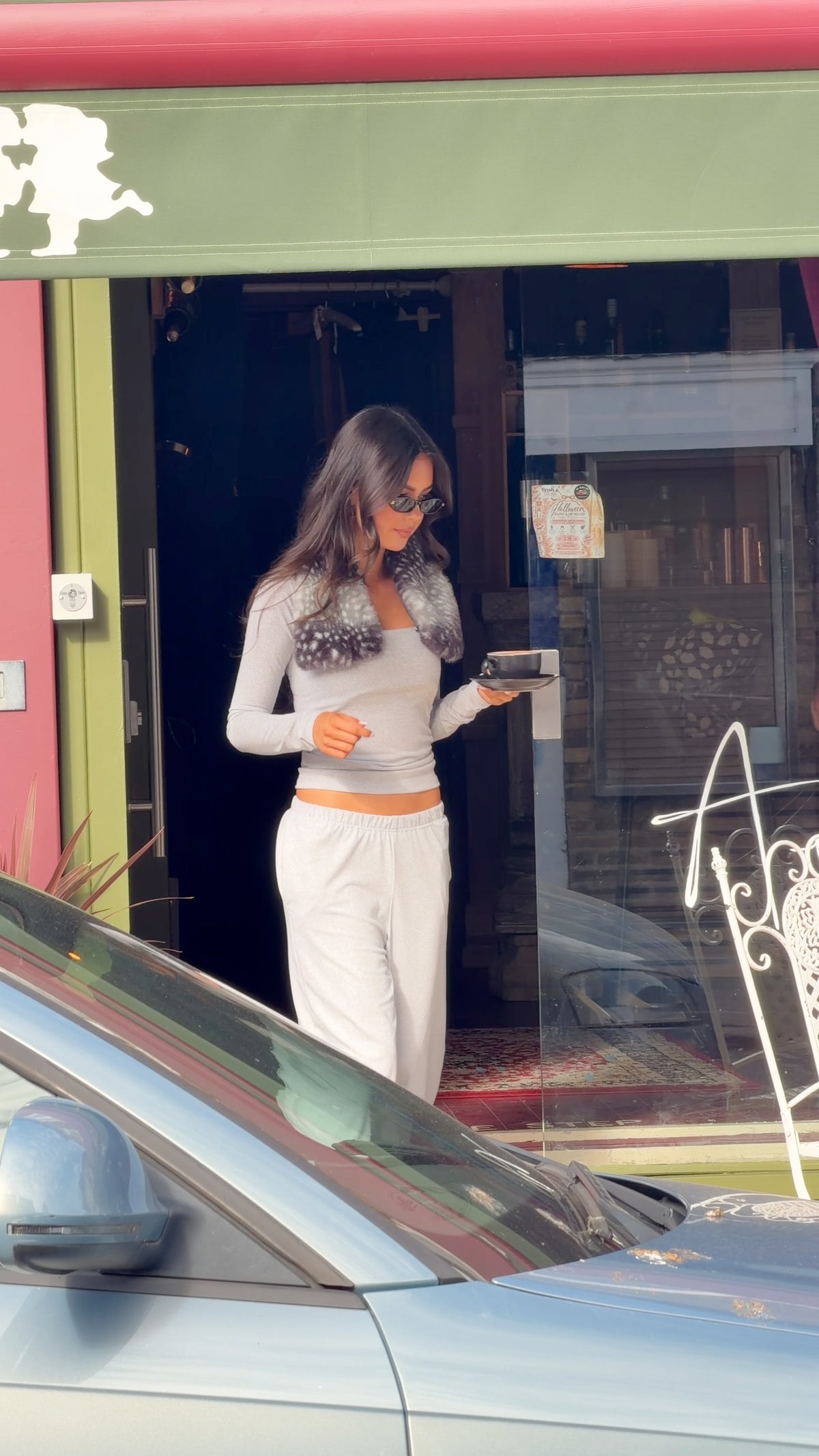 Deer Darling Lounge - Grey Slouchy Pants
